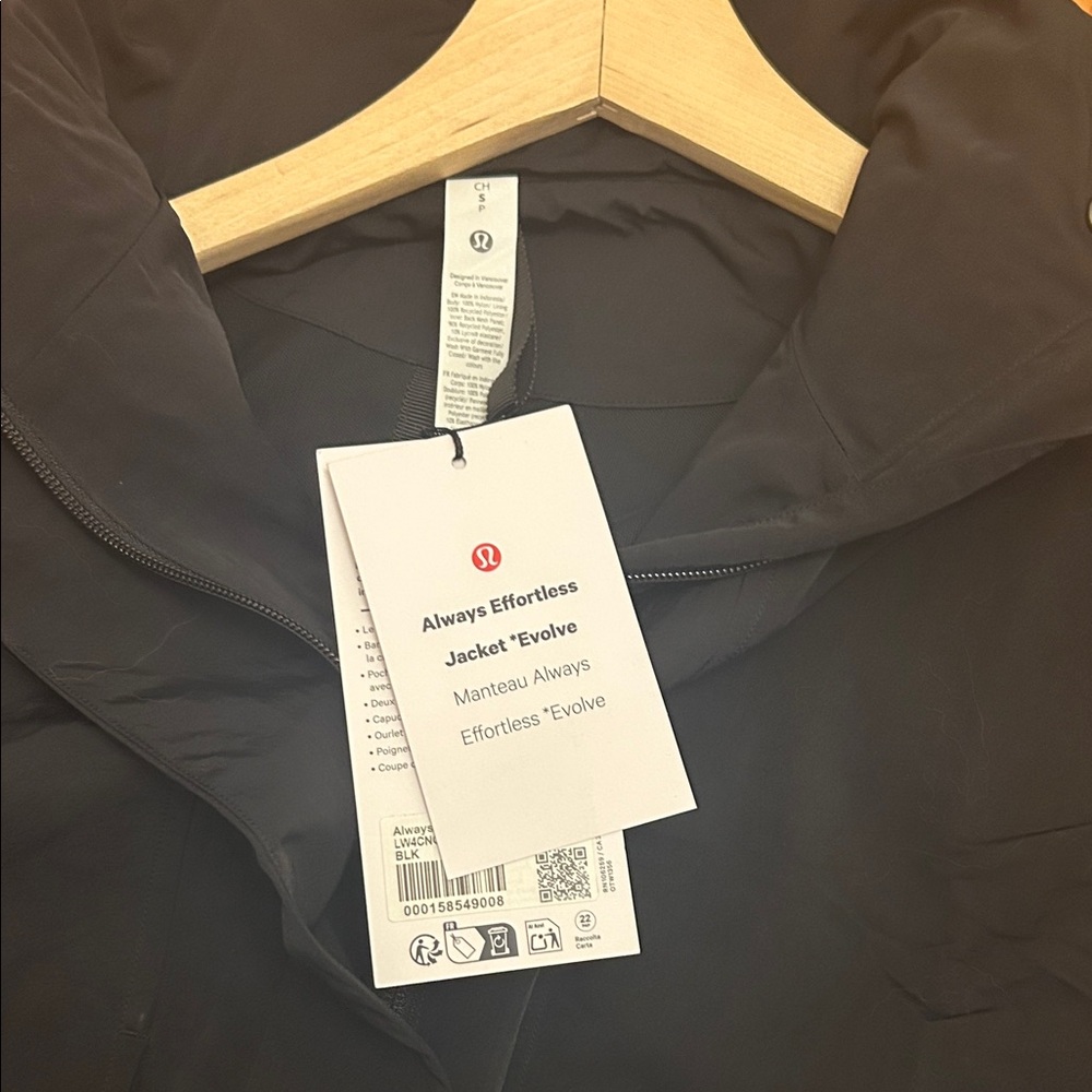 Lululemon Athletica Always Effortless Black Jacket - Picture 3 of 6